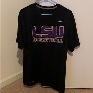 Team issued LSU Basketball Nike shirt